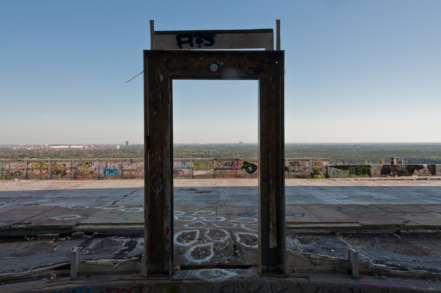 Berlin,  auf dem Teufelsberg...