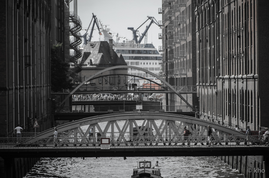 Hamburg, Speicherstadt...