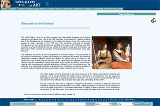 Web gallery of Art