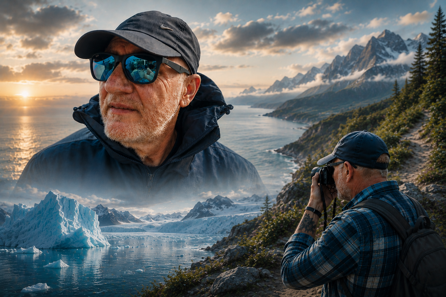 Klaus Hornemann travelling and taking photographs