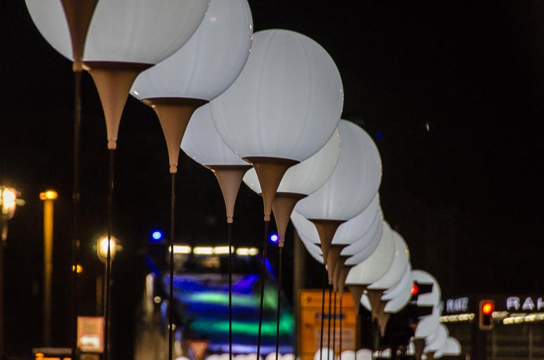 Berlin - Nacht - Lichtergrenze