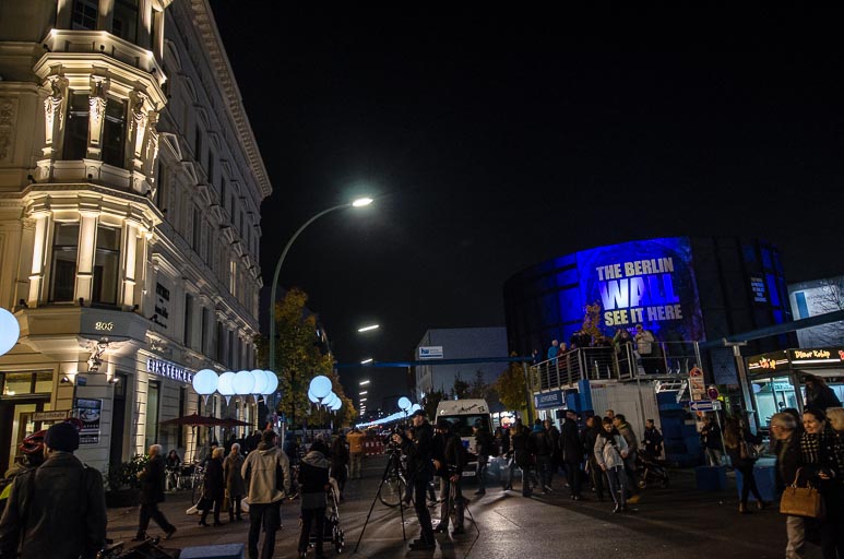 Berlin - Nacht - Lichtergrenze
