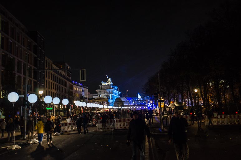 Berlin - Nacht - Lichtergrenze