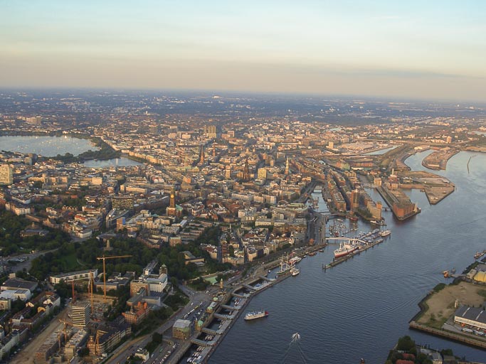 Hamburg von oben